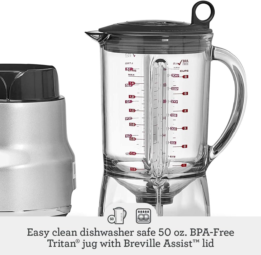 image:imageBreville BBL620SIL Fresh and Furious Blender SilverBlack Truffle