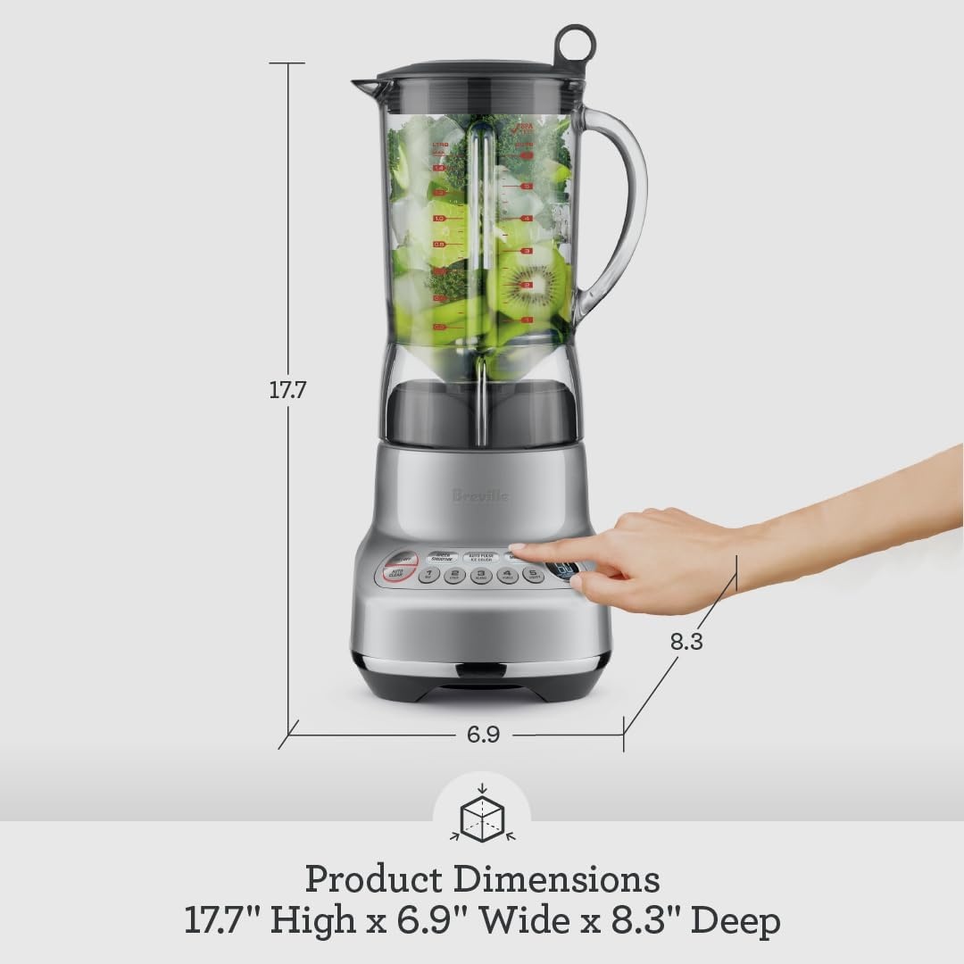 image:imageBreville BBL620SIL Fresh and Furious Blender SilverDamson Blue