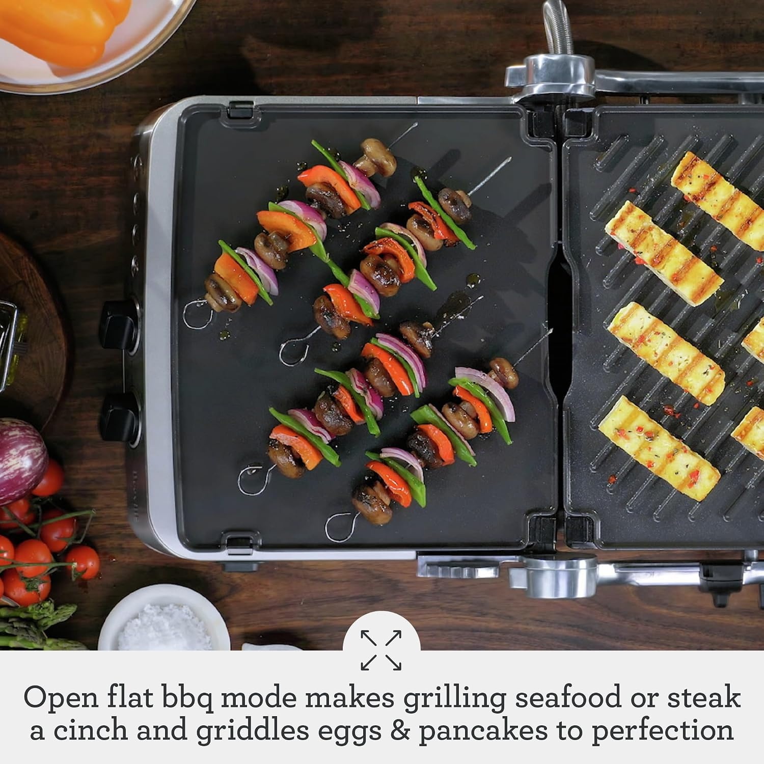 image:imageBreville BGR700BSS Sear and Press Grill Brushed Stainless Steel