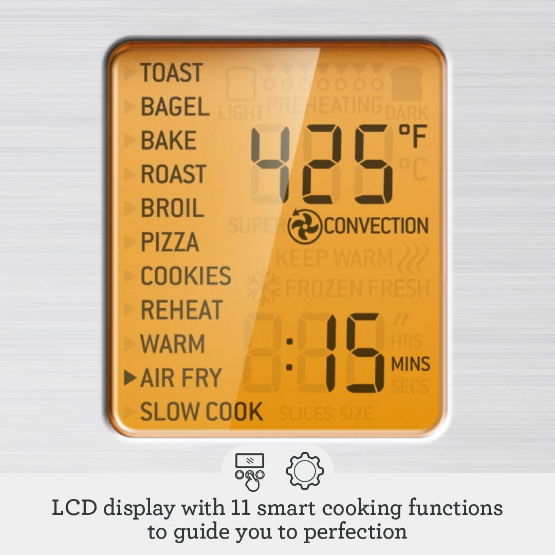 image:imageBreville BOV860BTR Smart Oven Air Fryer and Convection Oven Black TruffleBlack Truffle