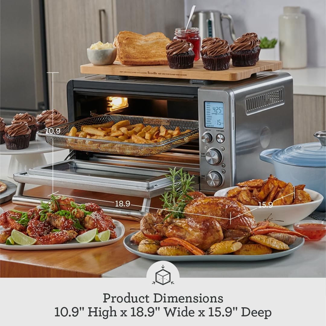 image:imageBreville BOV860BTR Smart Oven Air Fryer and Convection Oven Black TruffleOlive Tapenade