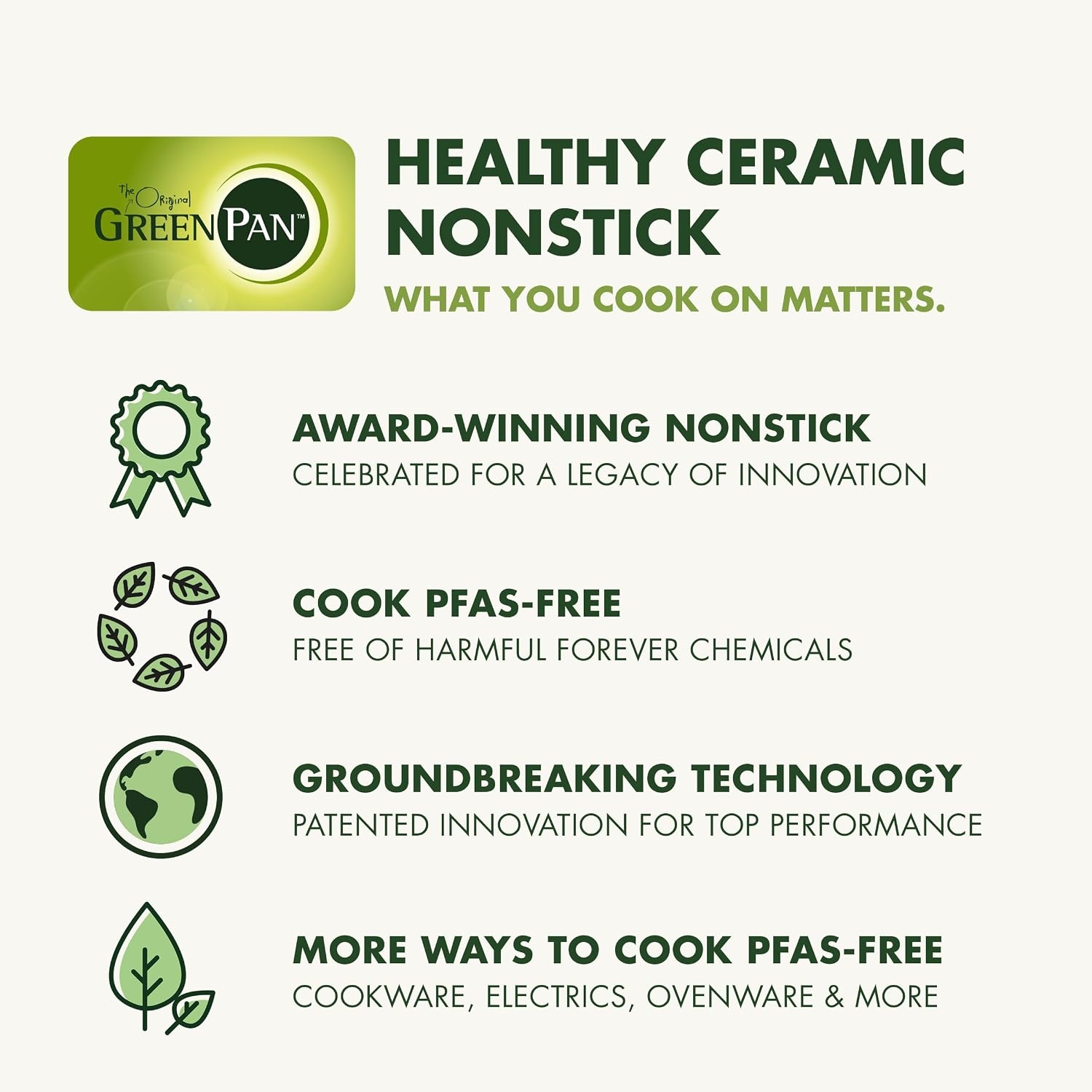 image:imageGreenPan Elite 7in1 MultiFunction Contact Grill amp Griddle Healthy Ceramic Nonstick Reversible Plates Adjustable Shade amp Shear Closed PressOpen Flat Surface PFASFree Cream WhiteCream White