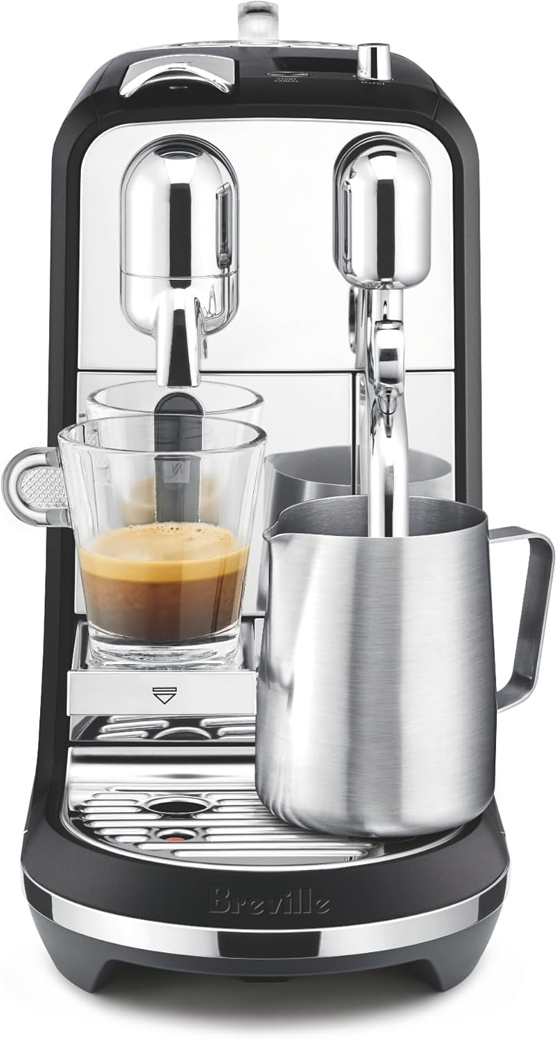 image:imageNespresso Creatista Plus Espresso Machine by Breville Brushed Stainless SteelBlack Truffle