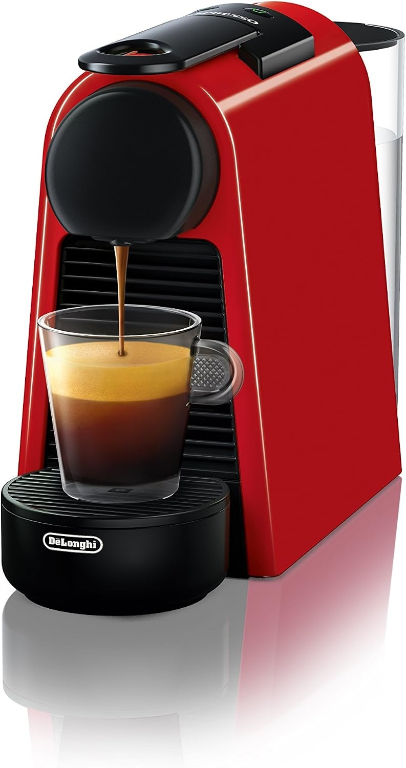 image:imageNespresso Essenza Mini Coffee and Espresso Machine by DeLonghi 1150 watts 110ml Black 19Bar Pump 1150W 2 Programmable Sizes Lungo 110 Ml 06 L Tank Nespresso Original CapsulesRed
