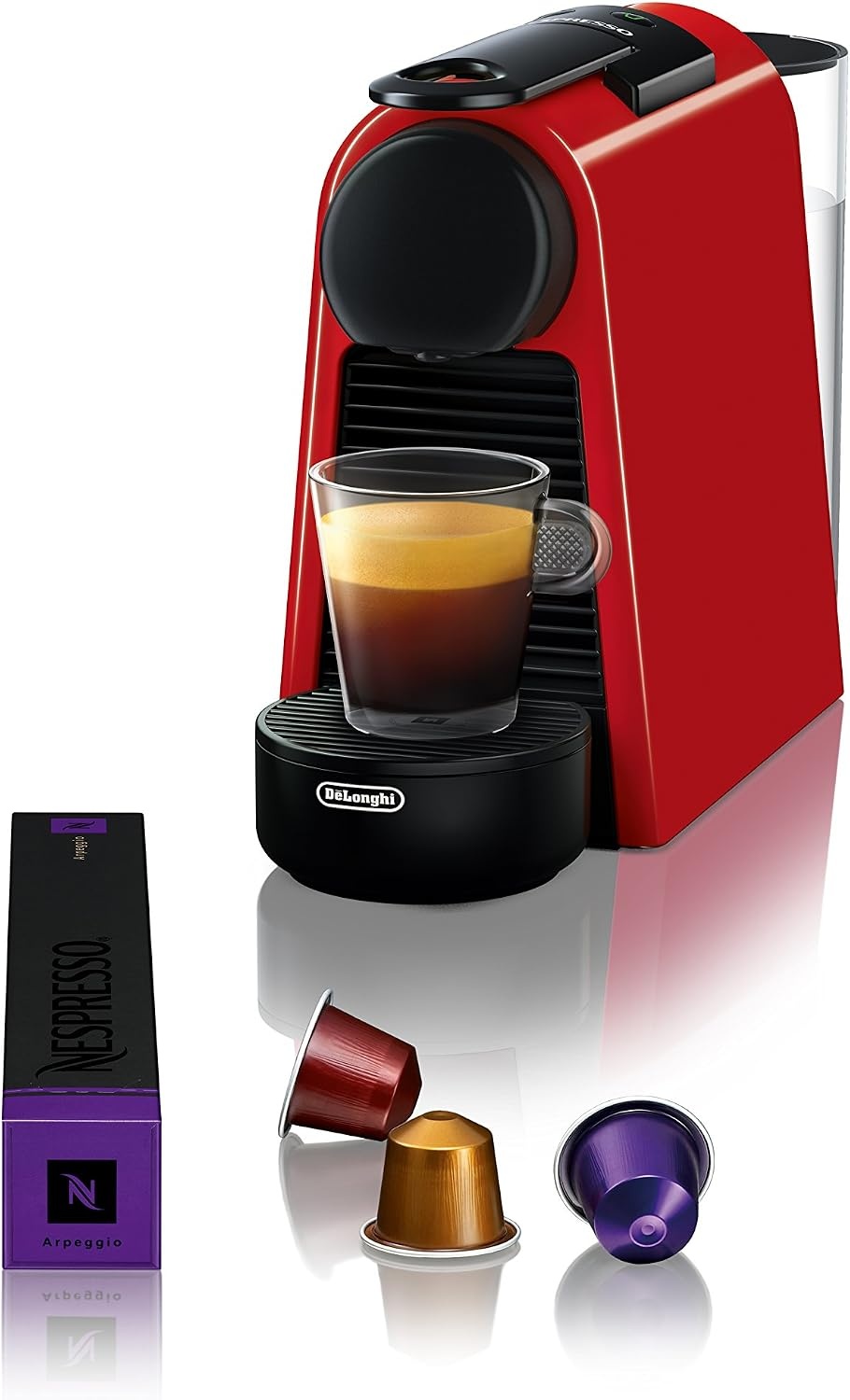 image:imageNespresso Essenza Mini Coffee and Espresso Machine by DeLonghi 1150 watts 110ml Black 19Bar Pump 1150W 2 Programmable Sizes Lungo 110 Ml 06 L Tank Nespresso Original CapsulesRed