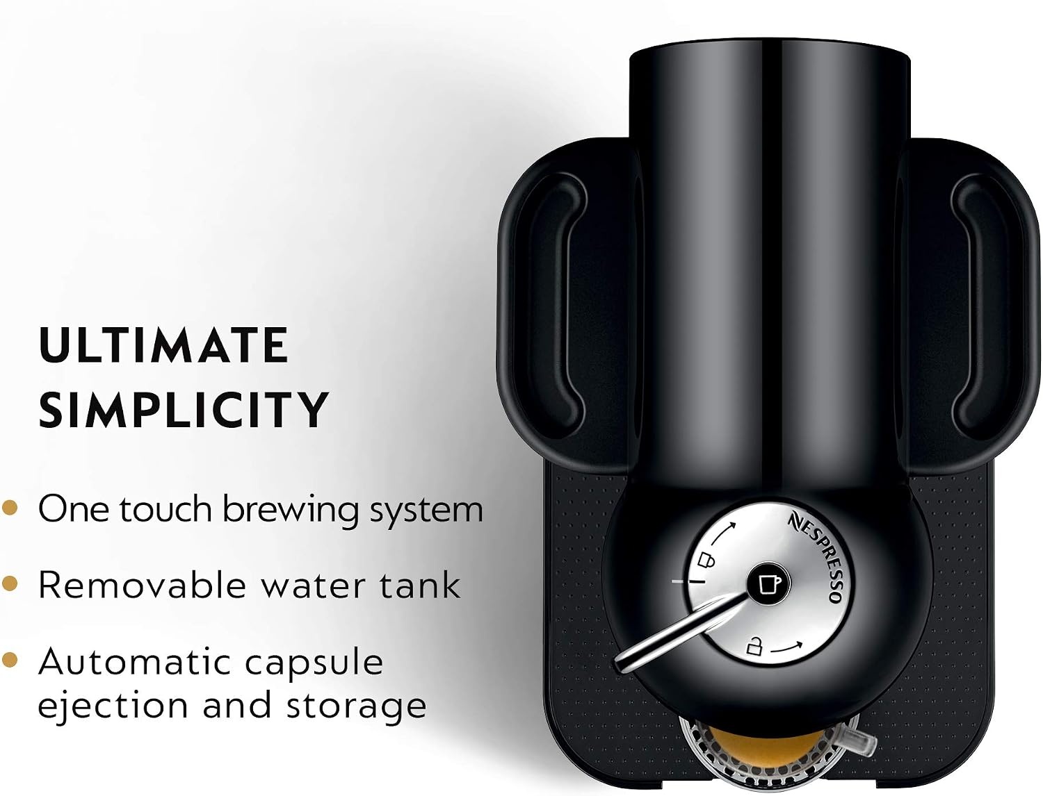 image:imageNespresso Vertuo Coffee and Espresso Maker by Breville Chrome with Aeroccino Milk FrotherBlack