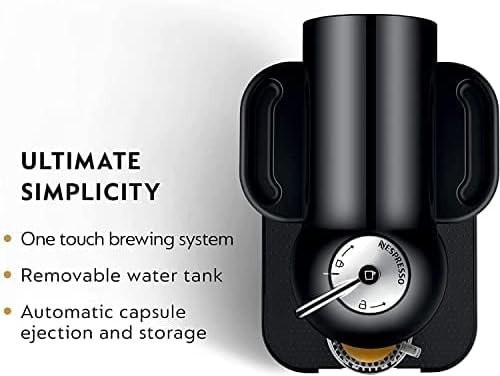 image:imageNespresso Vertuo Coffee and Espresso Maker by Breville Chrome with Aeroccino Milk FrotherBlack
