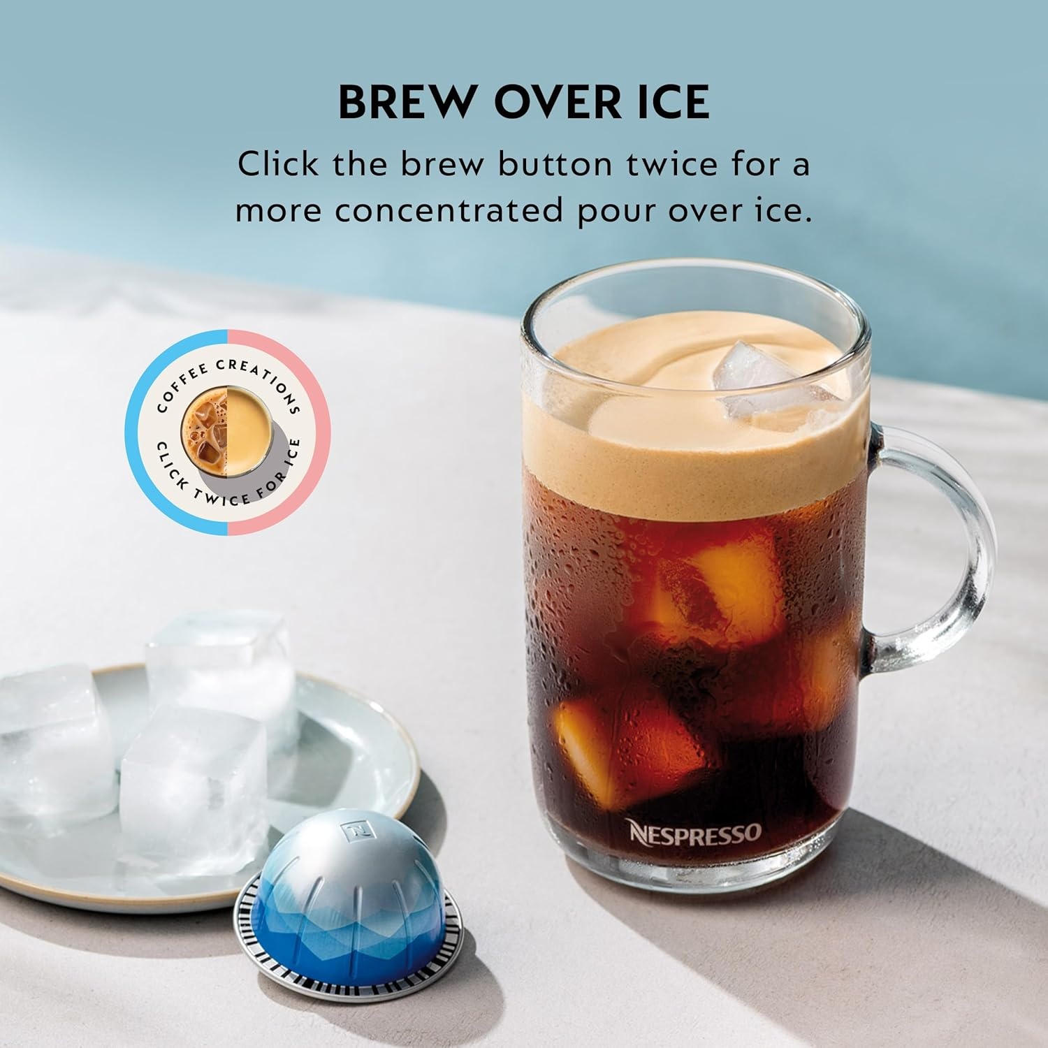 image:imageNespresso Vertuo Coffee and Espresso Maker by Breville Chrome with Aeroccino Milk FrotherBlack