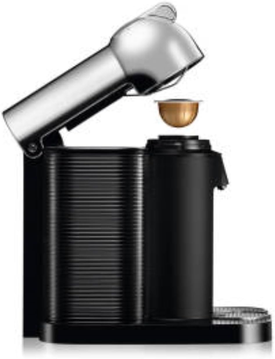 image:imageNespresso Vertuo Coffee and Espresso Maker by Breville Chrome with Aeroccino Milk FrotherChrome
