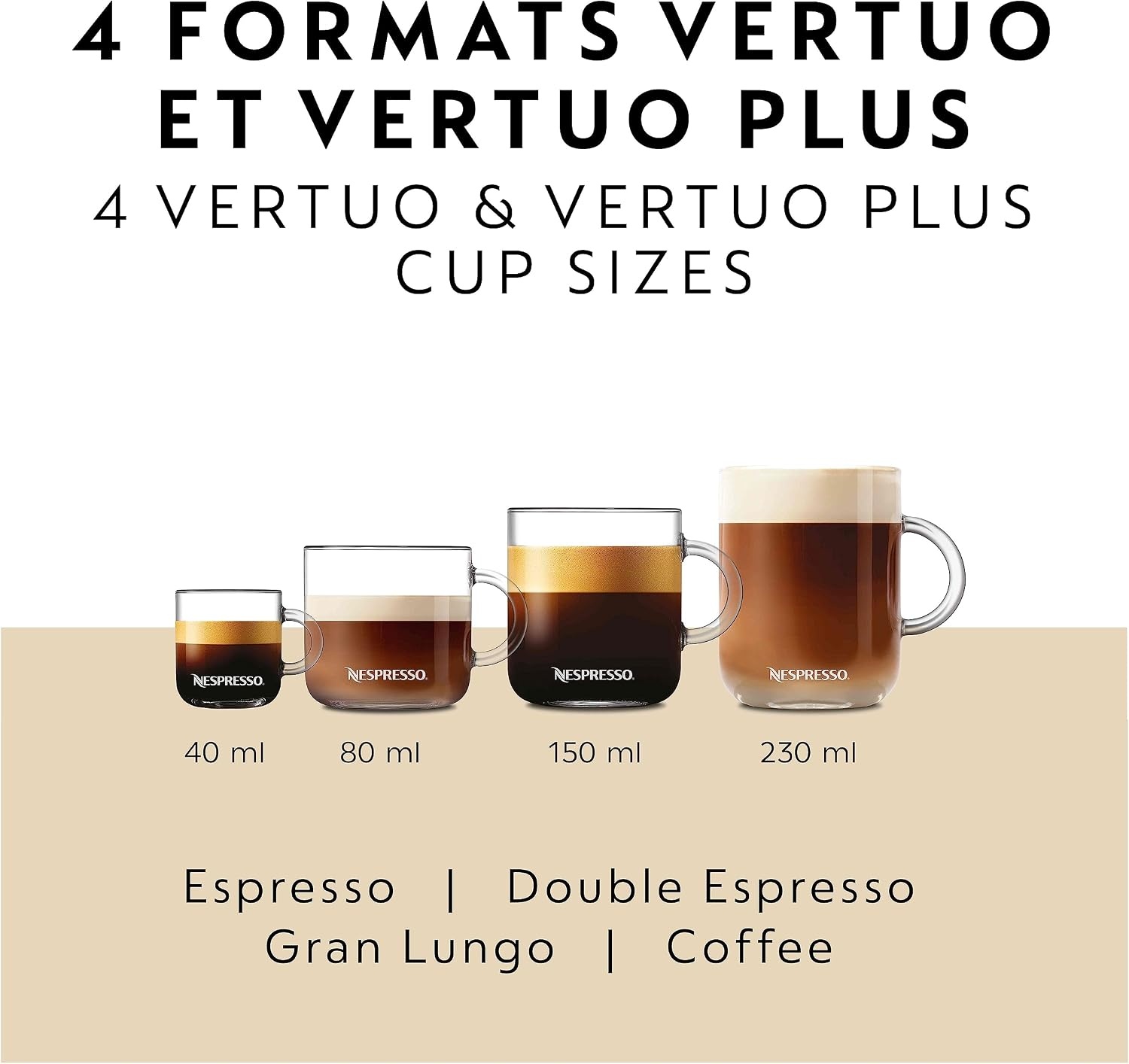 image:imageNespresso Vertuo Coffee and Espresso Maker by Breville Chrome with Aeroccino Milk FrotherChrome