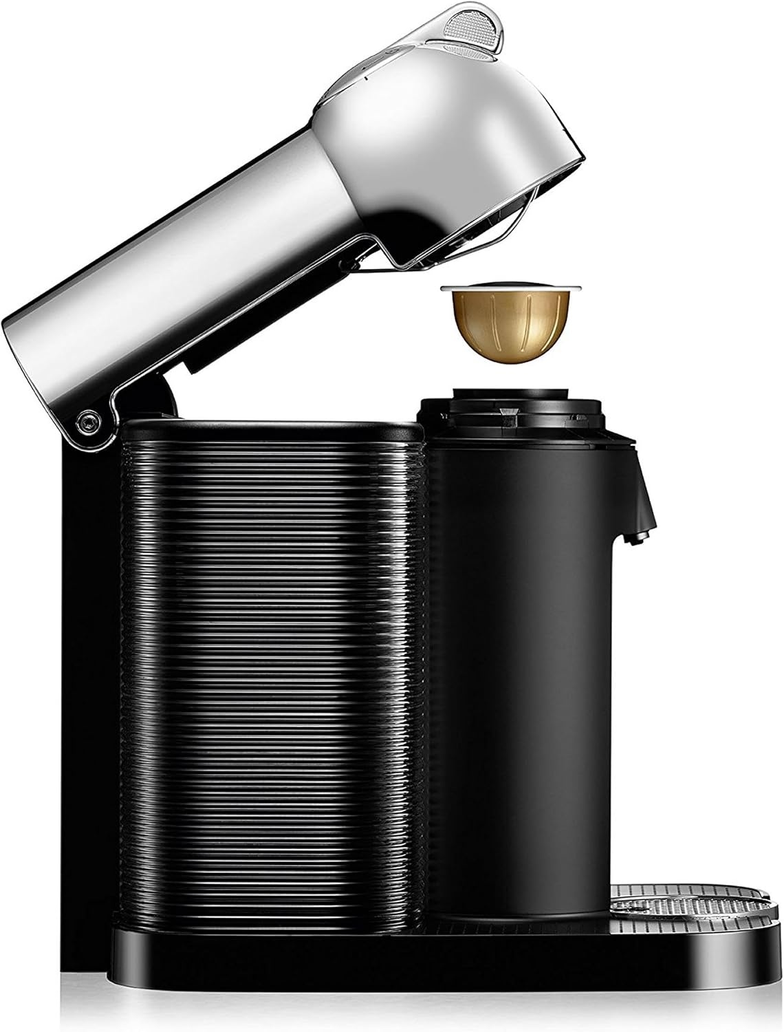 image:imageNespresso Vertuo Coffee and Espresso Maker by Breville Chrome with Aeroccino Milk FrotherChrome