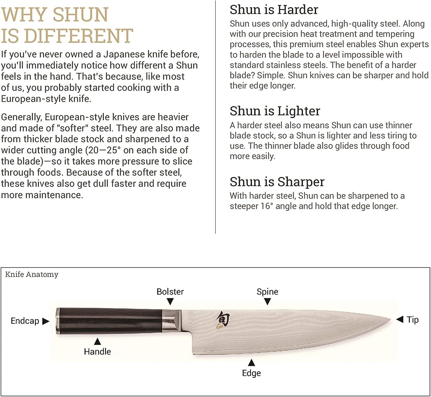 image:imageShun Premier Blonde 5 Piece Starter Block Set Includes 8 Chefs 4 Paring 65 Utility Knives Honing Steel amp Bamboo Knife Block Handcrafted Japanese Knife Set Pakkawood HandlesBrown