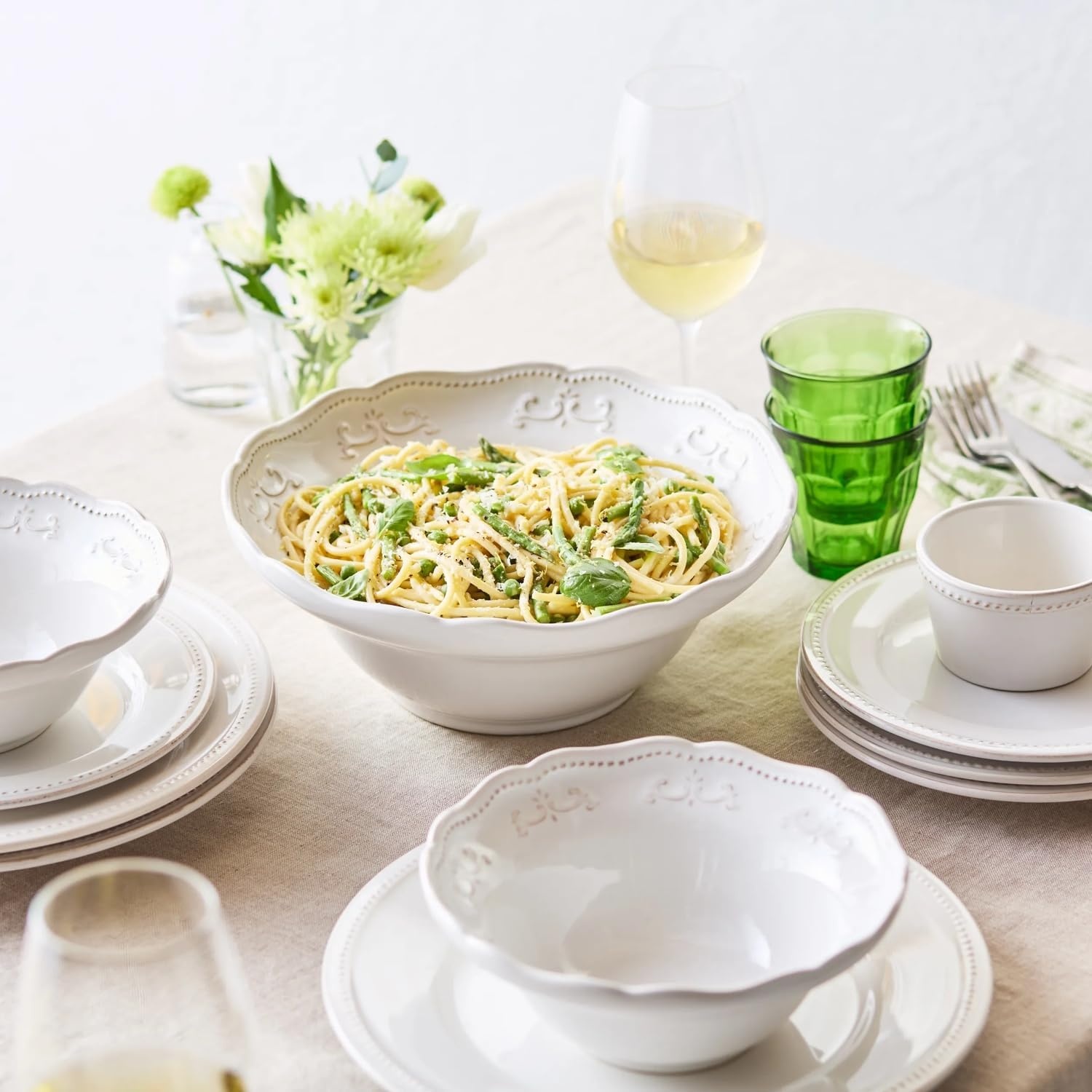 image:imageSur La Table 16 Qt Stainless Steel Stockpot with Tempered Glass Lid WhiteWhite