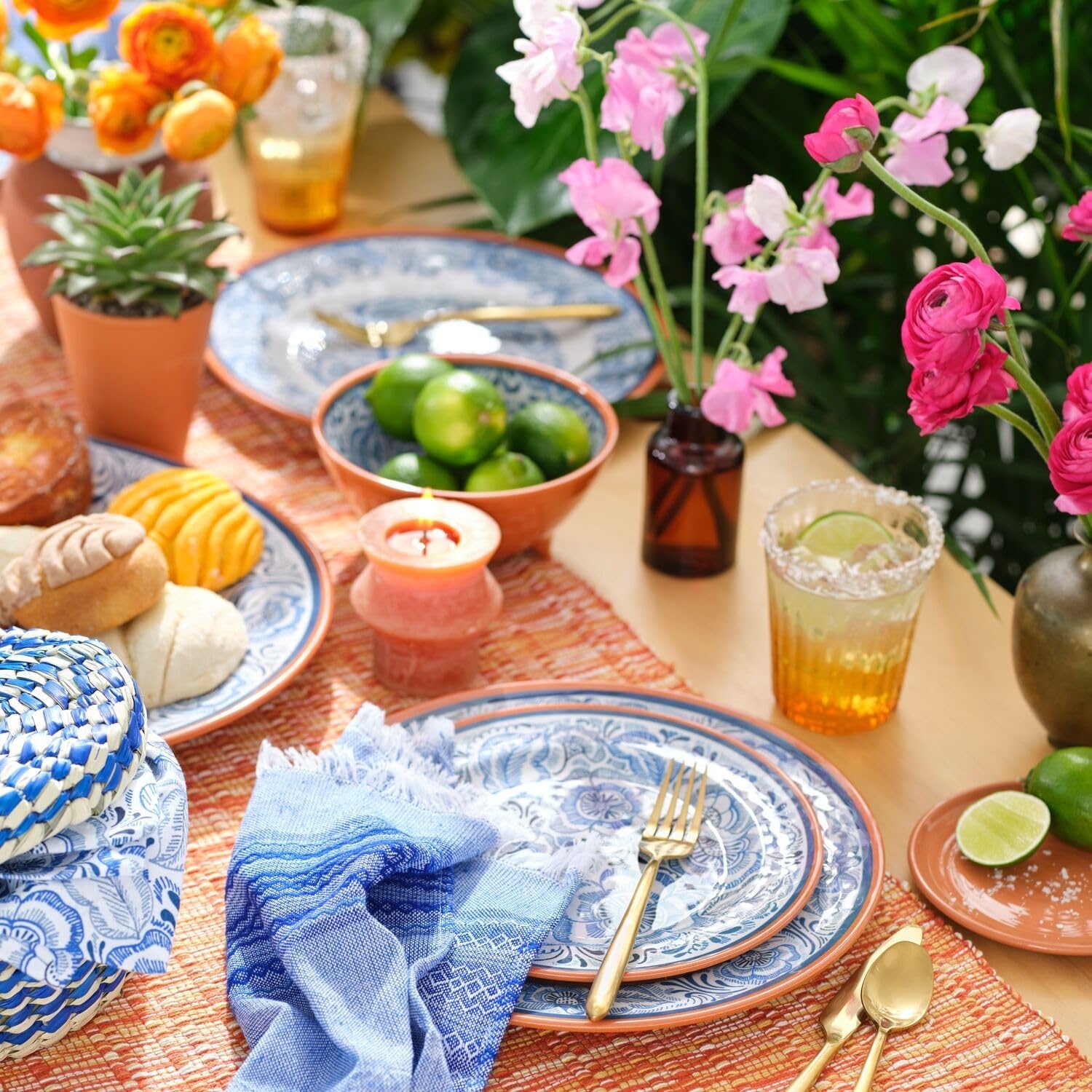 image:imageSur La Table Azul Melamine Dinner Plate Blue