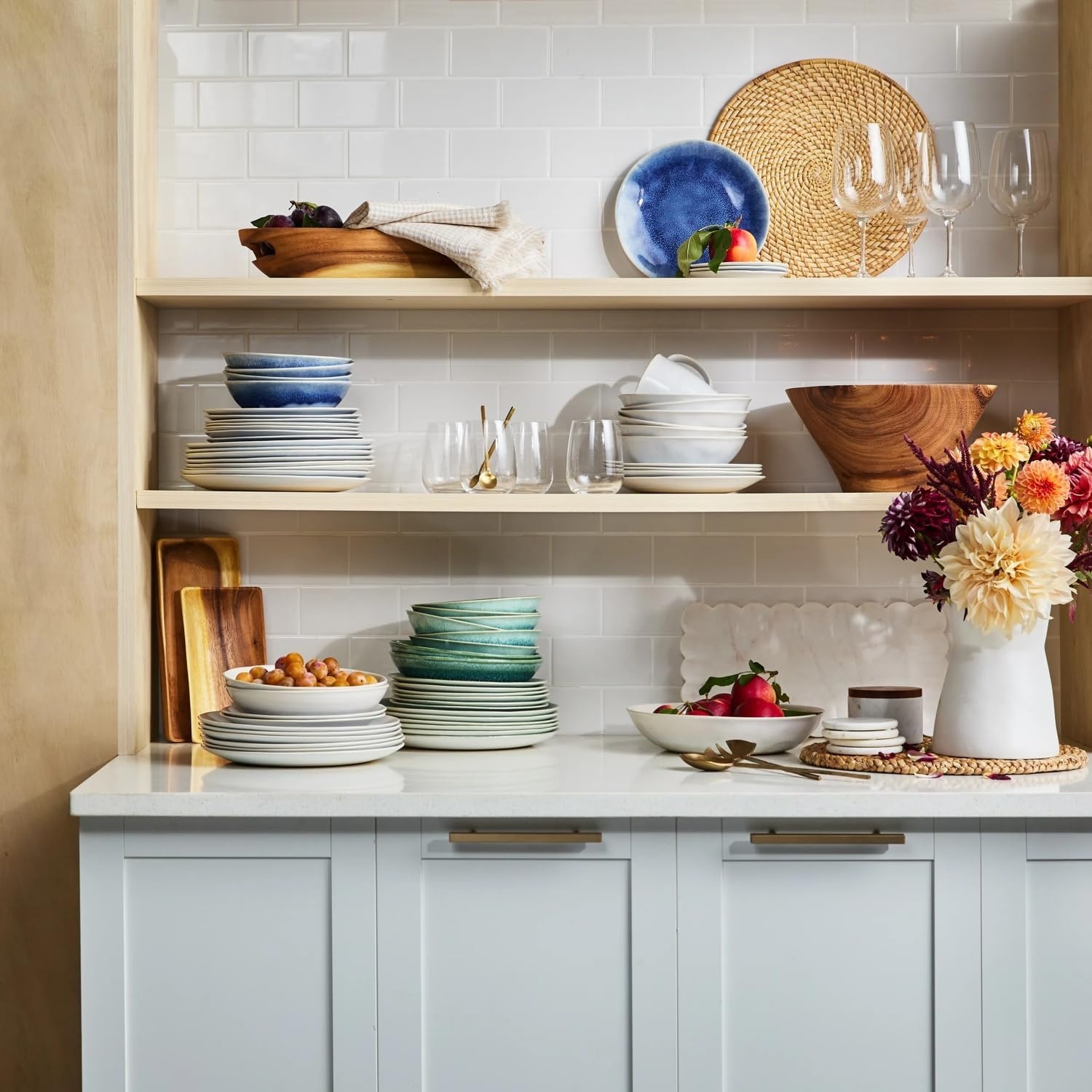 image:imageSur La Table Cloud Serving Bowl BlueWhite