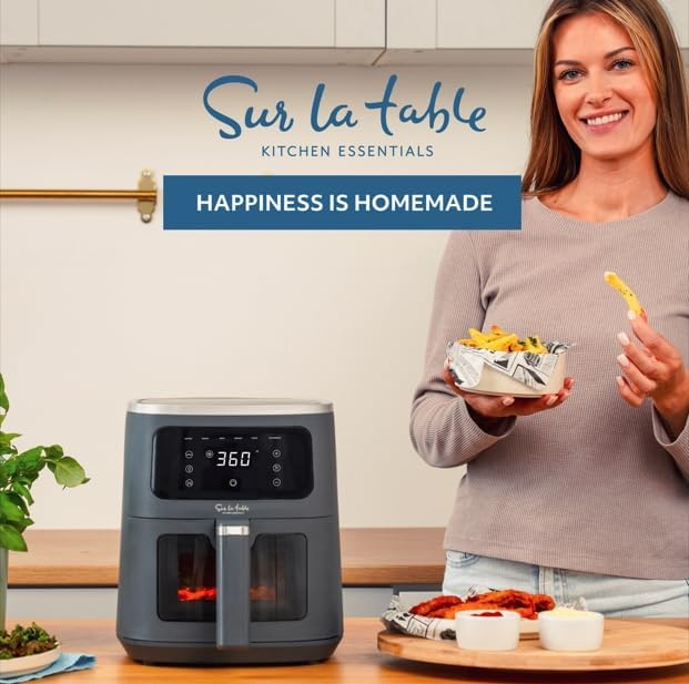 image:imageSur La Table Compact 42 Quart Air Fryer Digital LED Touchscreen 6 Presets42 Quart
