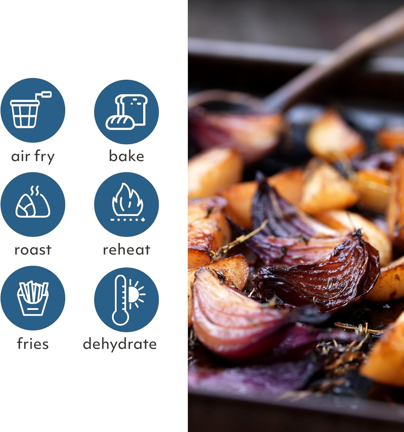 image:imageSur La Table Compact 42 Quart Air Fryer Digital LED Touchscreen 6 Presets42 Quart