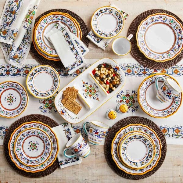 image:imageSur La Table Deruta Napkins Set of 4 White