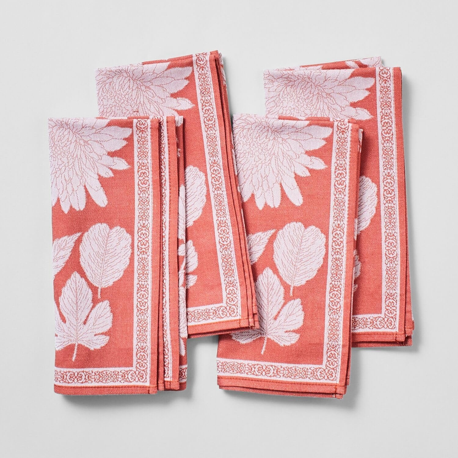 image:imageSur La Table Jacquard Floral Napkins Set of 4 IndigoIndigo
