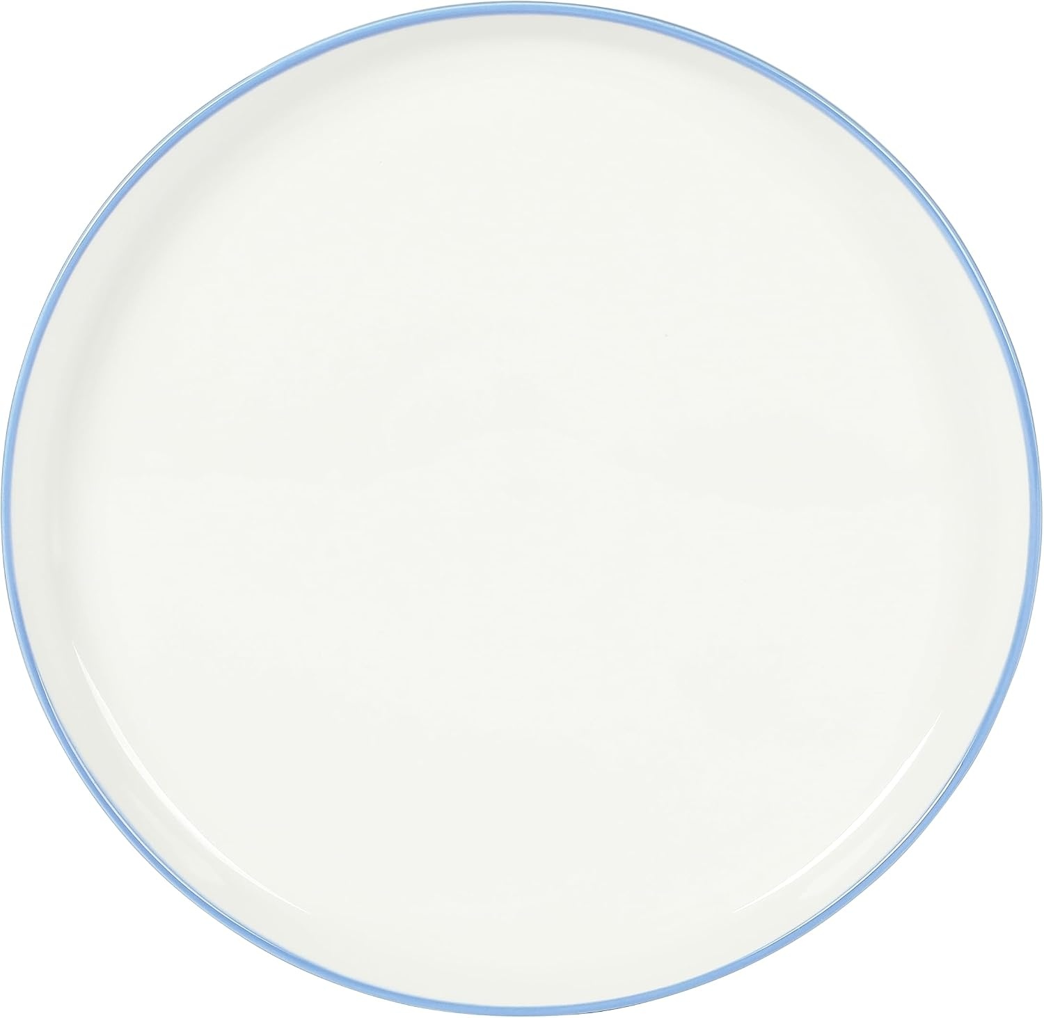 image:imageSur La Table Kitchen Essentials 16 Piece TwoTone Porcelain Chip and Scratch Resistant Dinnerware Plates and Bowls Set GreenWhiteBlueWhite