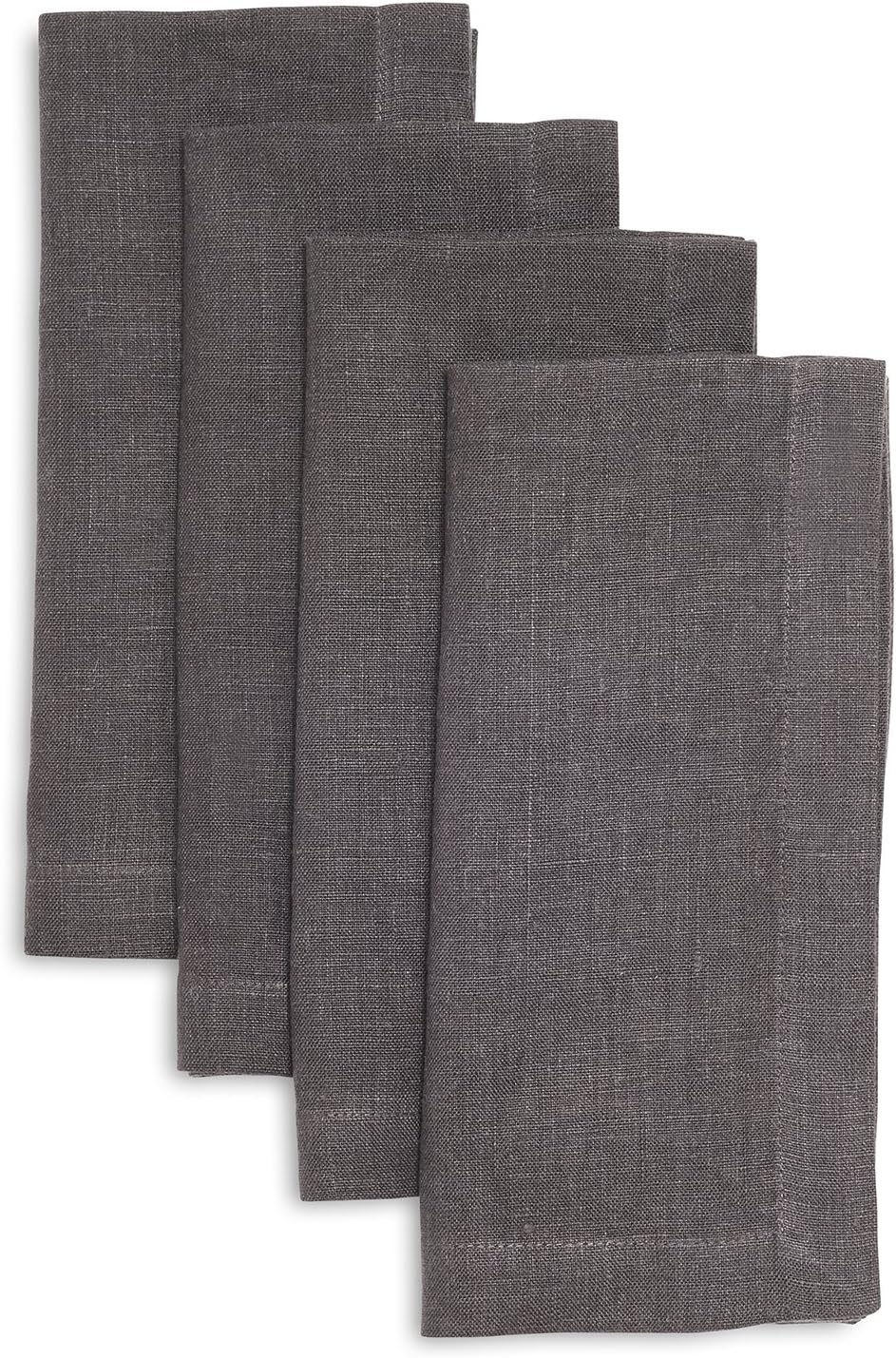 image:imageSur La Table Linen Napkins Set of 4 BlueCharcoal