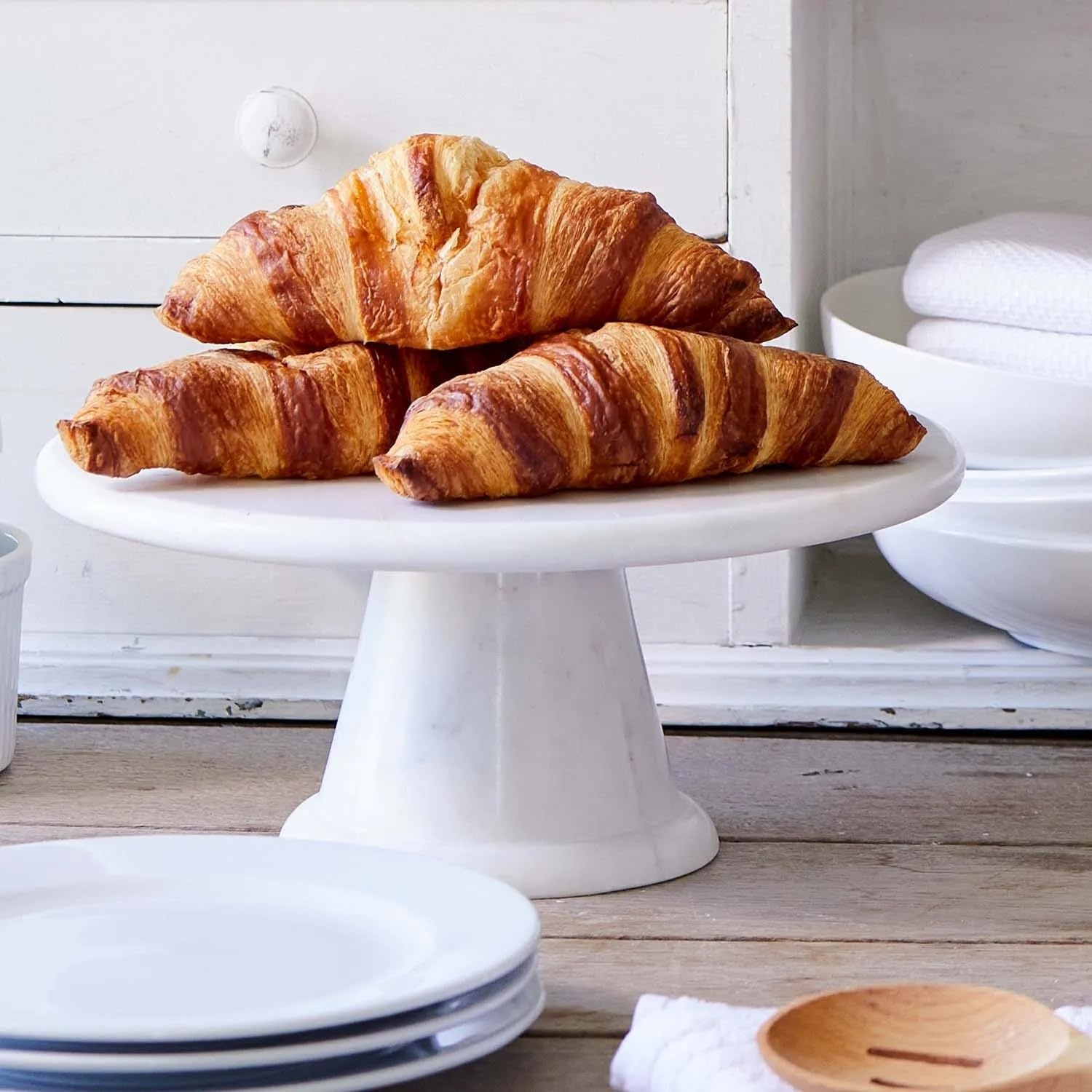 image:imageSur La Table Marble Cake Stand White