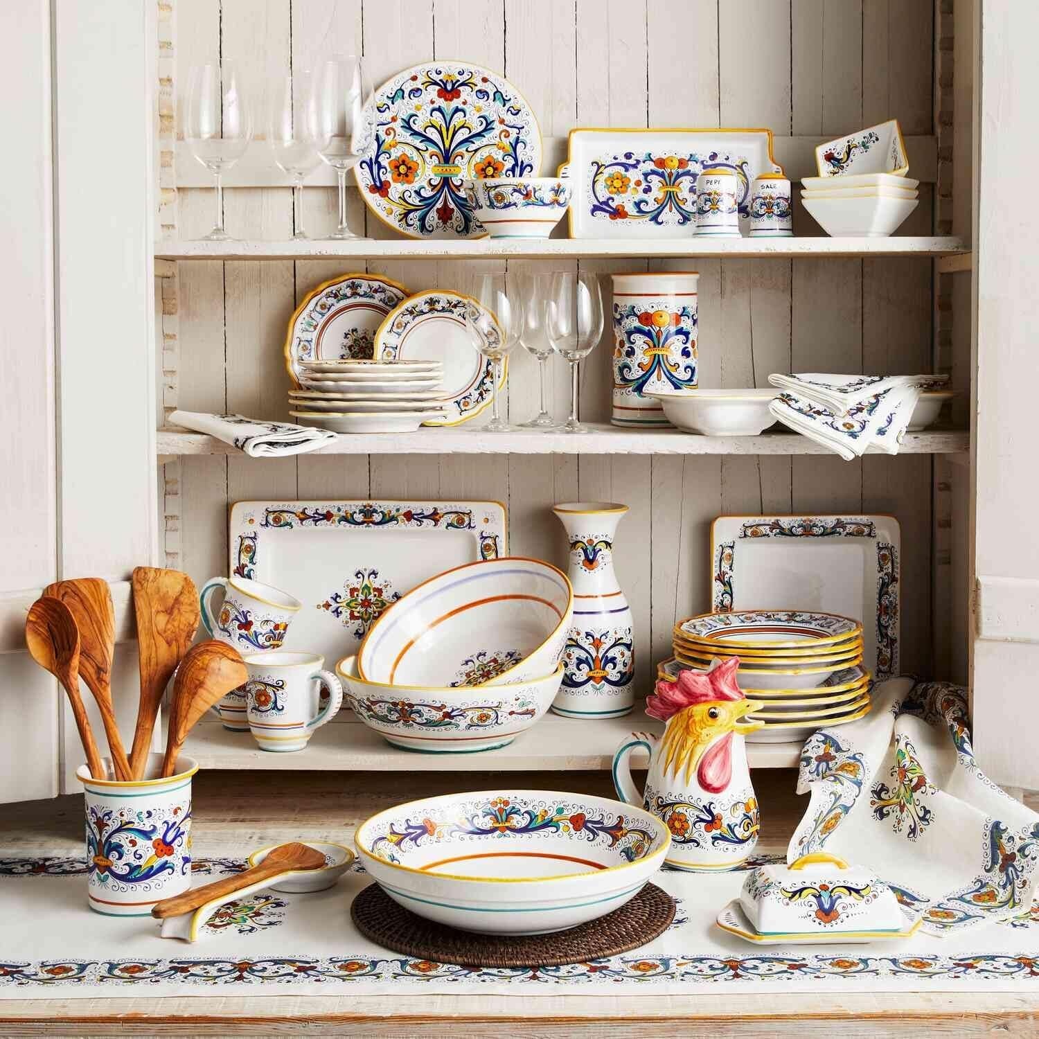 image:imageSur La Table Nova Deruta HandPainted Ceramic Bowl 55 Colorful Italian Earthenware for Cereal Rice Salad amp More Made in Italy