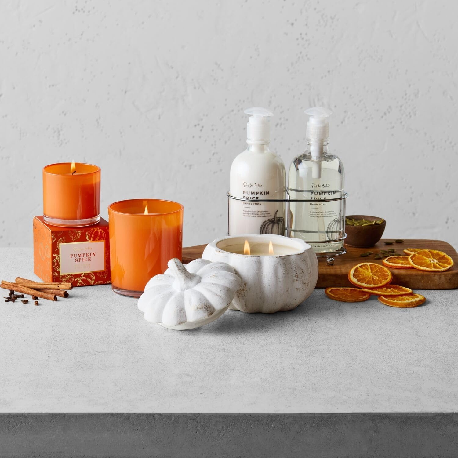 image:imageSur La Table Pumpkin Spice Candle Orange