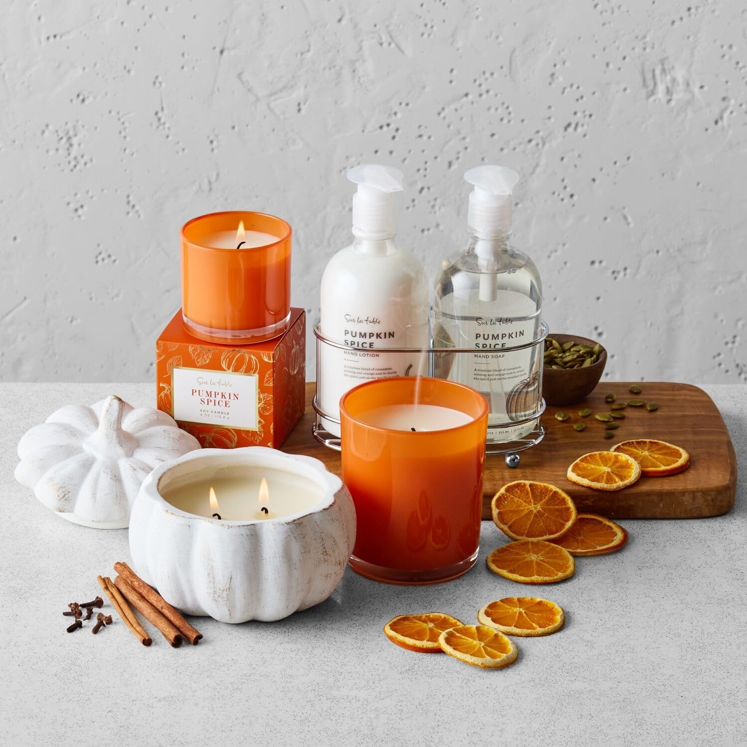image:imageSur La Table Pumpkin Spice Candle Orange