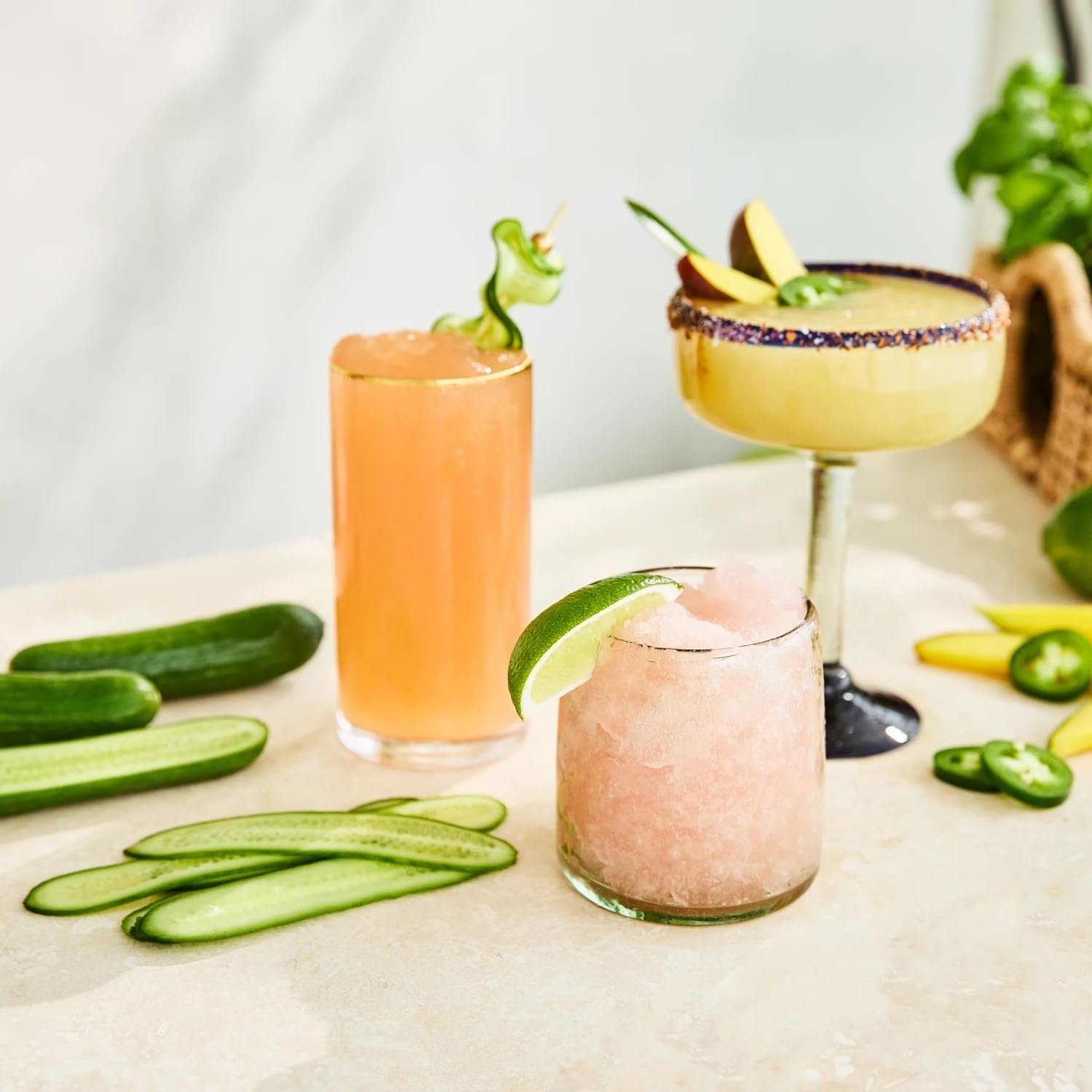 image:imageSur La Table Recycled Glass Margarita Glass Clear