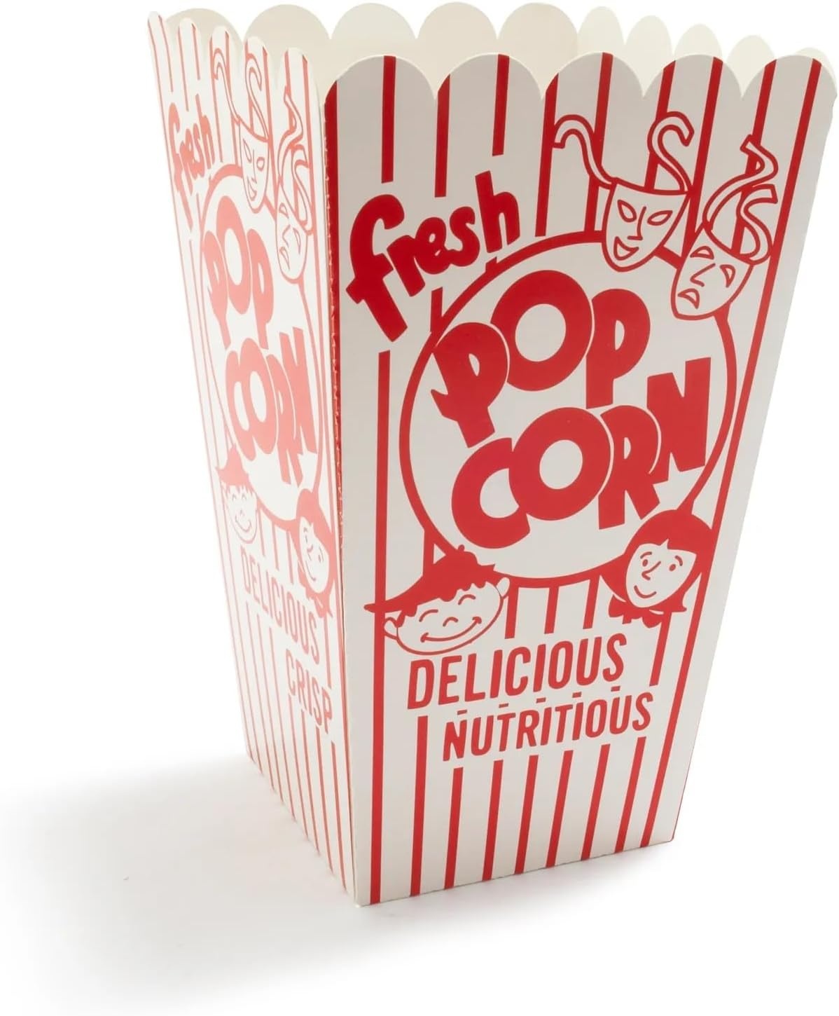 image:imageSur La Table Retro Paper Popcorn Box Red
