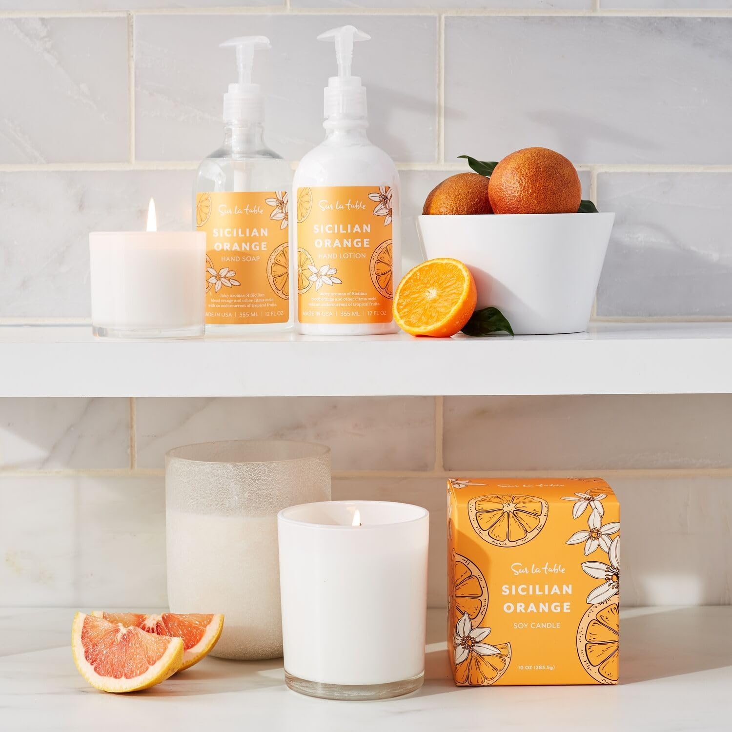 image:imageSur La Table Sicilian Orange Candle White