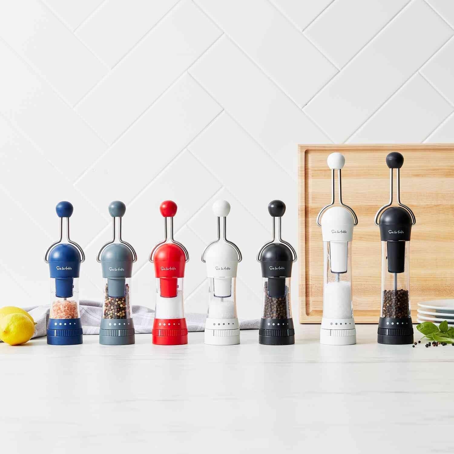 image:imageSur La Table Spice XL Ratchet Mill Grinder with 5 Adjustable Coarse settings 34 cup Capacity BlackBlack