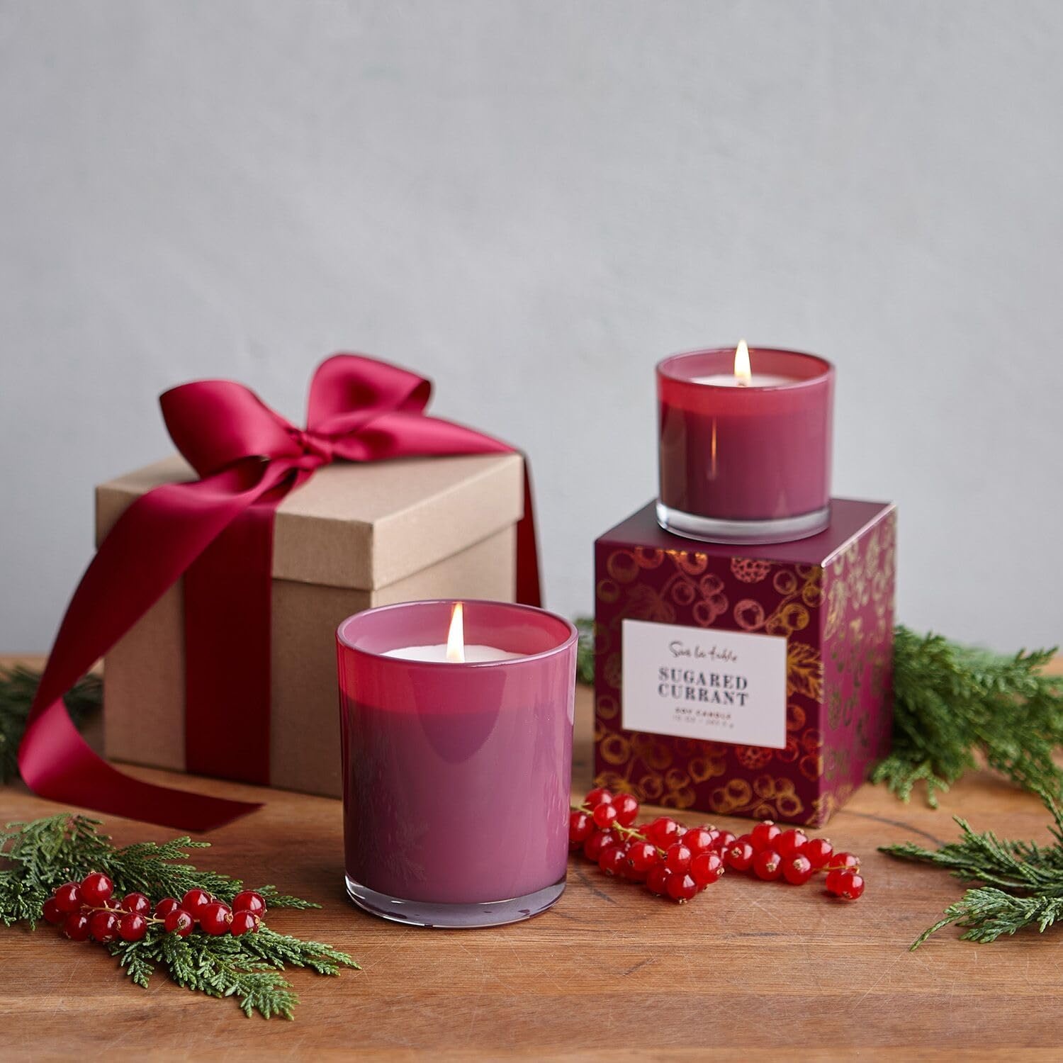 image:imageSur La Table Spiced Winter Citrus Candle Red