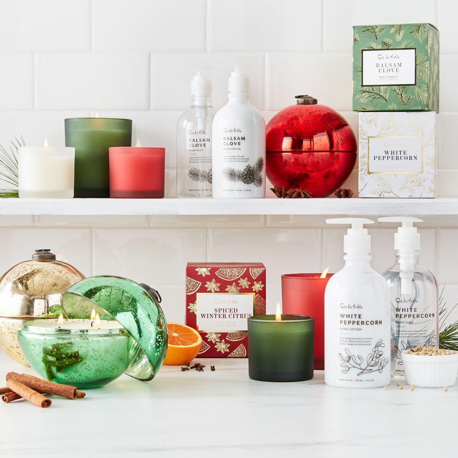 image:imageSur La Table Spiced Winter Citrus Candle Red