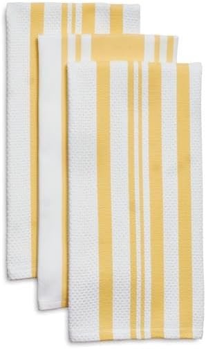 image:imageSur La Table Striped Kitchen Towels Set of 3 BasilSardine