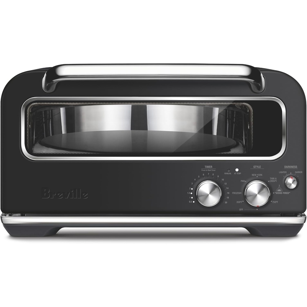 image:imageBreville BPZ820BSS Smart Oven Pizzaiolo Countertop Pizza Maker Brushed Stainless SteelBlack Truffle