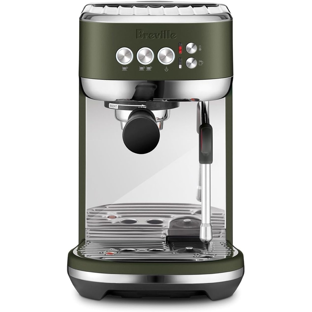 image:imageBreville Bambino Plus Espresso Machine BES500BSS Brushed Stainless SteelOlive Tapenade