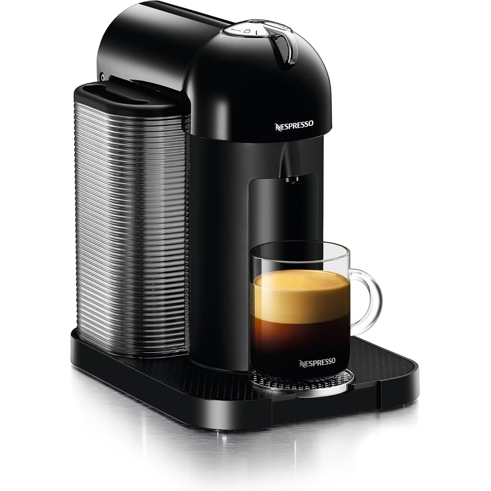 image:imageNespresso Vertuo Coffee and Espresso Maker by Breville Chrome with Aeroccino Milk FrotherBlack