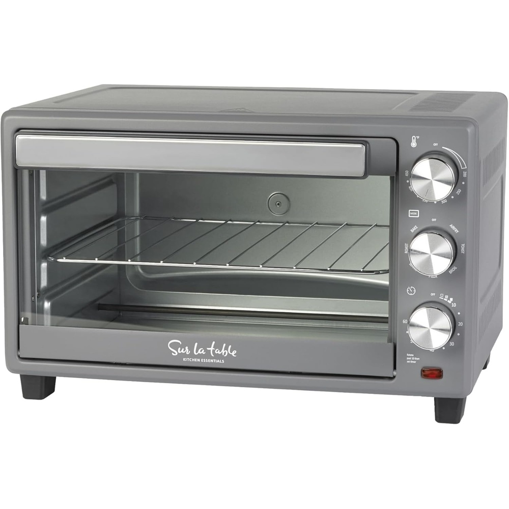 image:imageSUR LA TABLE KITCHEN ESSENTIALS Multifunctional Air Fryer Toaster Oven with Large Window for Easy Viewing Designed with 7Presets Air Fry Bake Roast Broil and Toast in Minutes 1500w