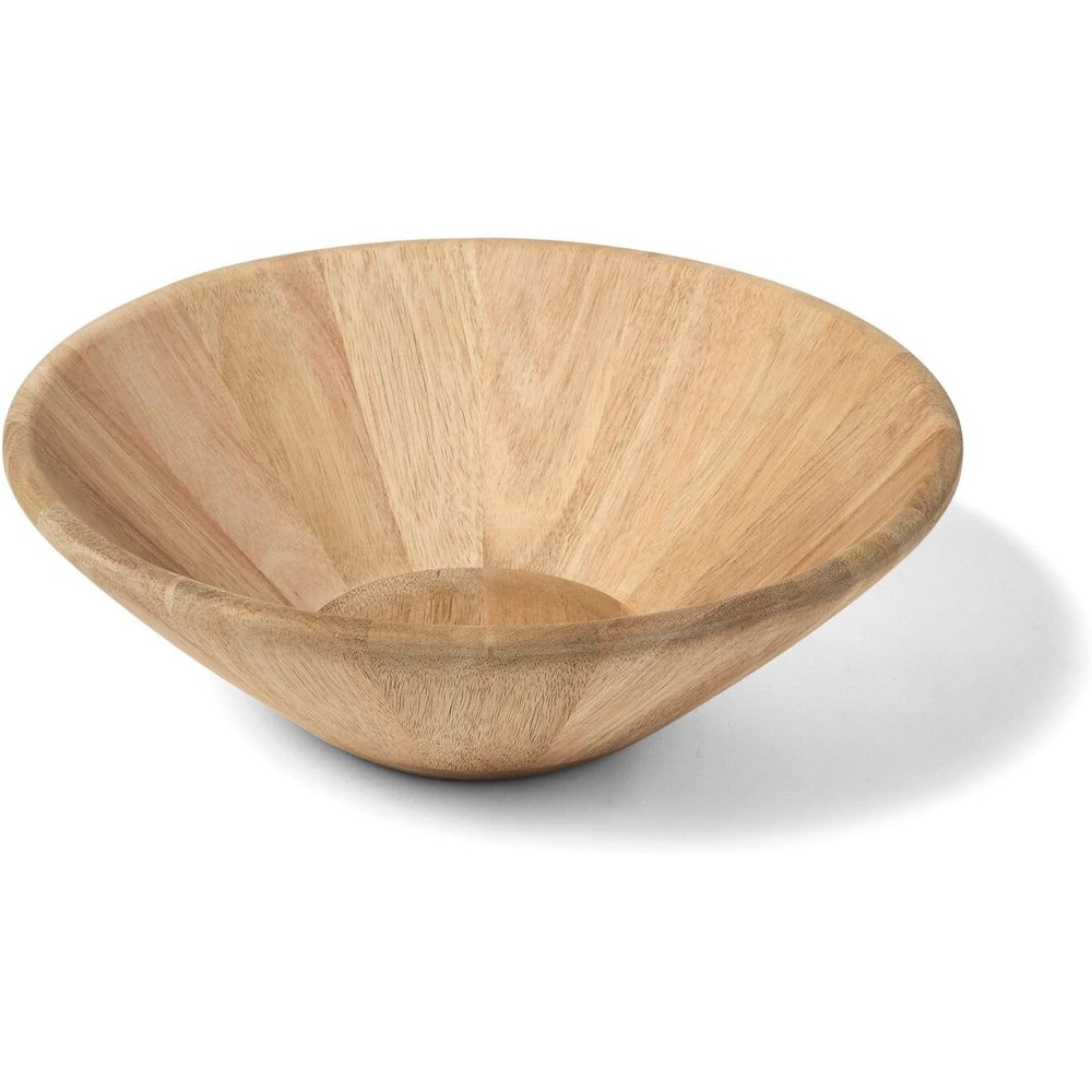 image:imageSur La Table Acacia Wood Serving Bowl 12 Round Natural Wooden Bowl for Salads Pastas amp Sides Durable amp Stylish for Everyday Meals or Entertaining