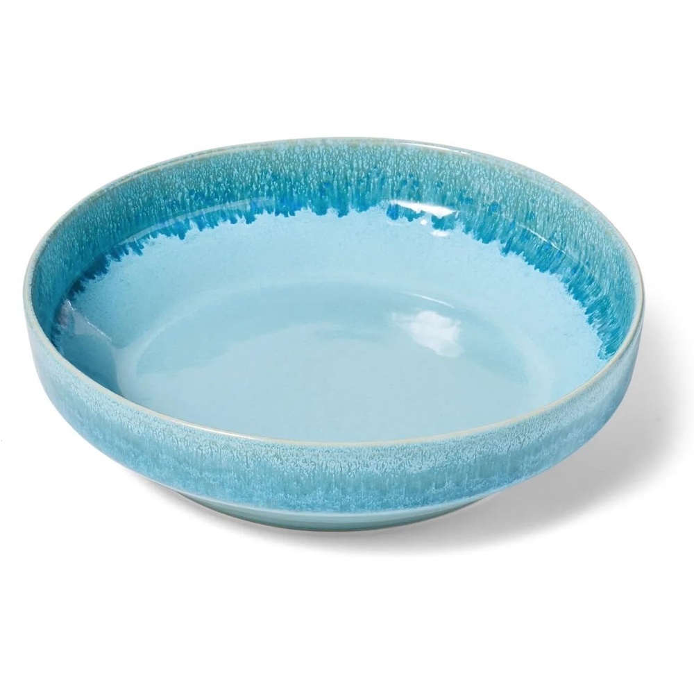 image:imageSur La Table Driftwater Reactive Glaze Serving Bowl Sea Salt