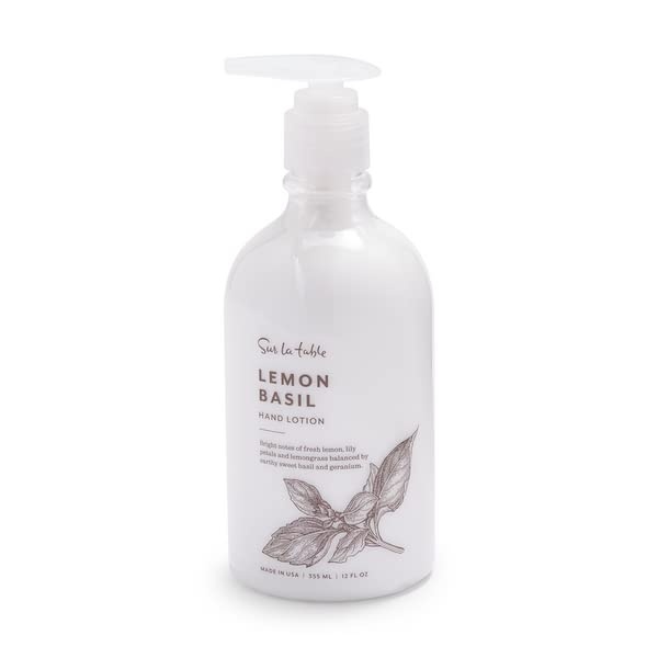 image:imageSur La Table Hand Lotion 12 oz Lemon Basil