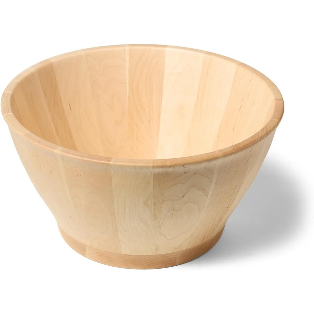 image:imageSur La Table Maple Wood Serving Bowl Tan