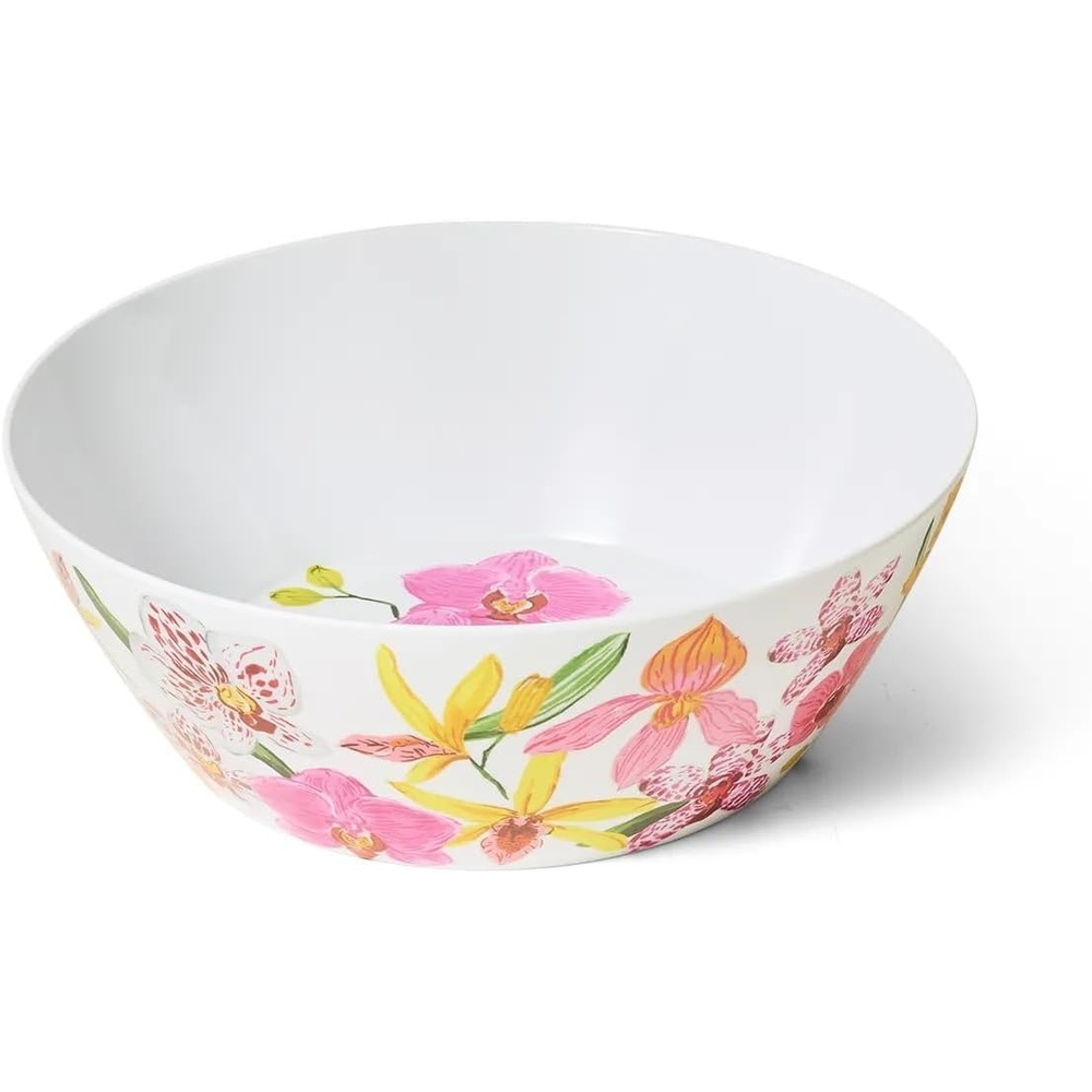 image:imageSur La Table Orchid Melamine Serving Bowl Pink