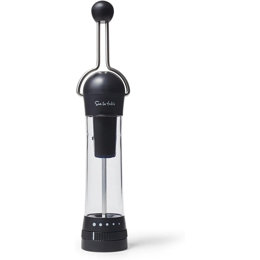 image:imageSur La Table Spice XL Ratchet Mill Grinder with 5 Adjustable Coarse settings 34 cup Capacity BlackBlack