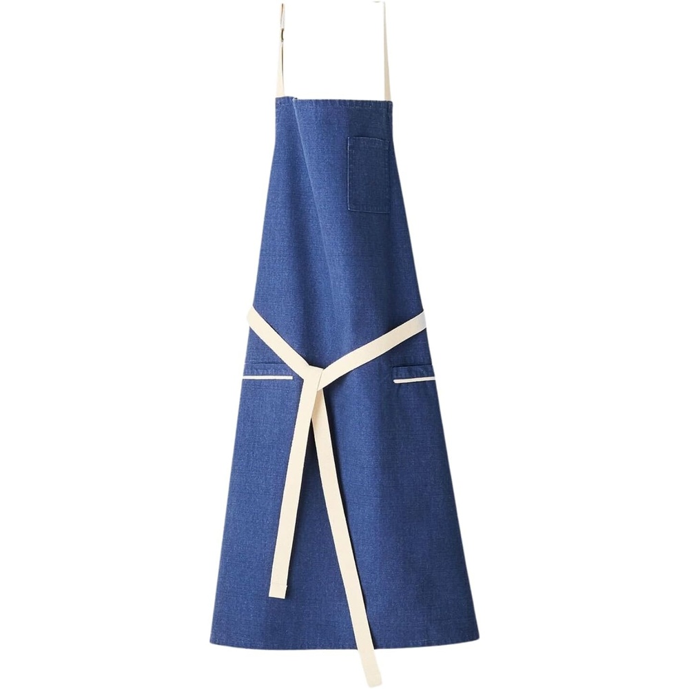 image:imageSur La Table The Patissier Signature Apron Professional FullCoverage French PastryStyle Apron with Pockets and Adjustable Ties