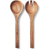 image:imageSur La Table Acacia Wood Salad Servers Natural Acacia Hardwood Salad Spoon and Fork for Tossing and Serving
