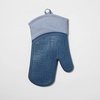 image:imageSur La Table Silicone Striped Oven Mitt RedBlue
