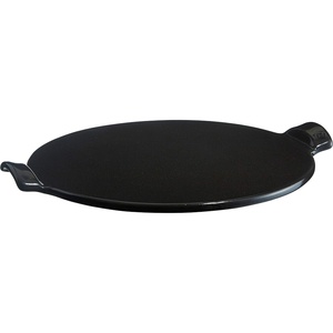 Emile Henry Flame Top 14.5″ Pizza Stone, Burgundy Red(Charcoal)